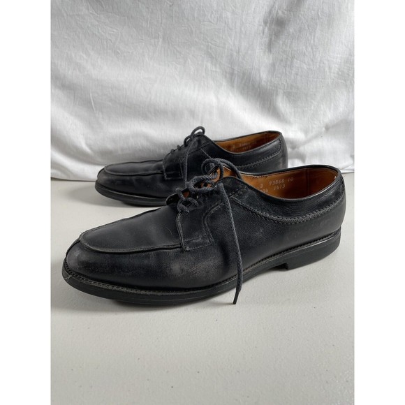 ALLEN EDMONDS Black 11 D Men Split-Toe Leather Dress Shoes main image 4
